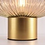 Retro tafellamp met amber glas - Indah