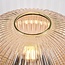 Retro tafellamp met amber glas - Indah