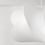 Suspension minimaliste blanche Ame - abat-jour en soie