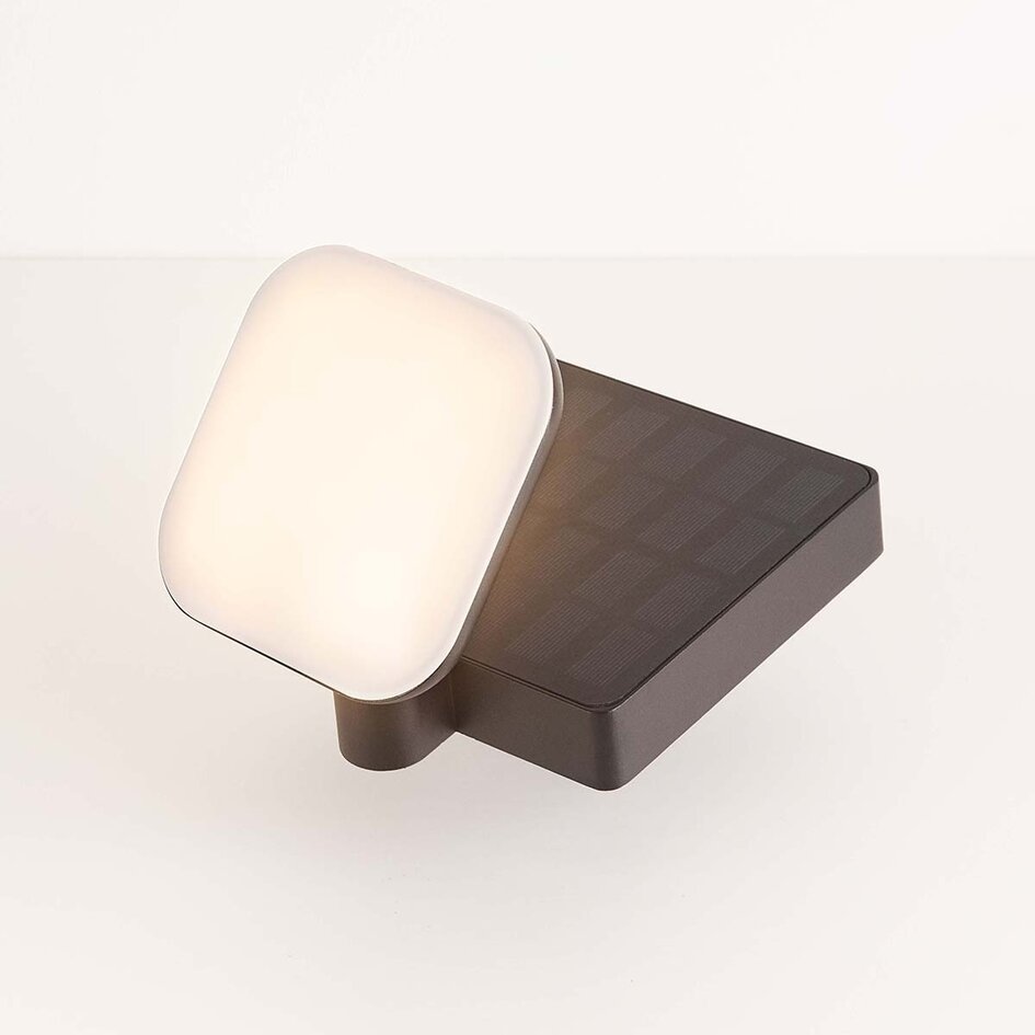 Moderne solar buitenlamp zwart - Helena