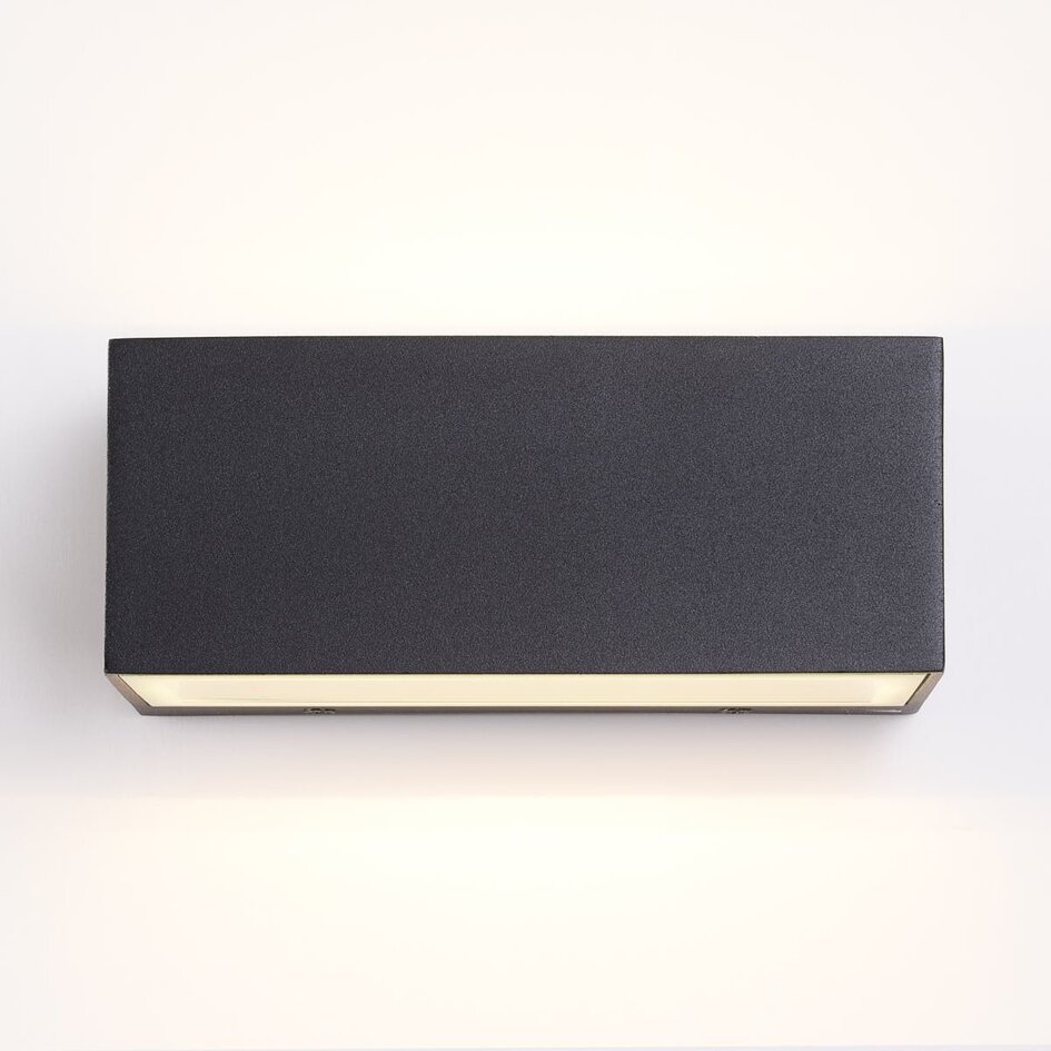 Moderne buitenwandlamp Kai - zwart