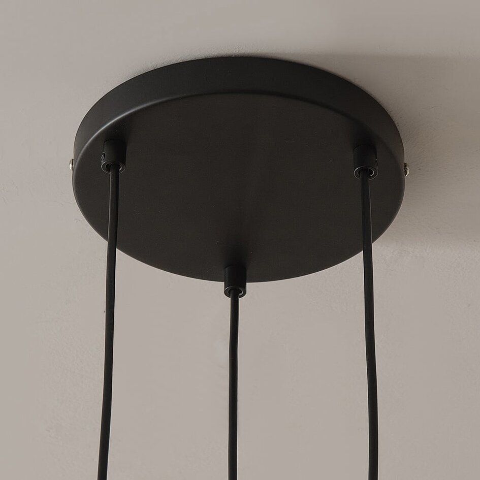 Plafonnier industriel noire - Hailey