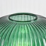 Lampe à poser Inaya - doré avec verre vert nervuré