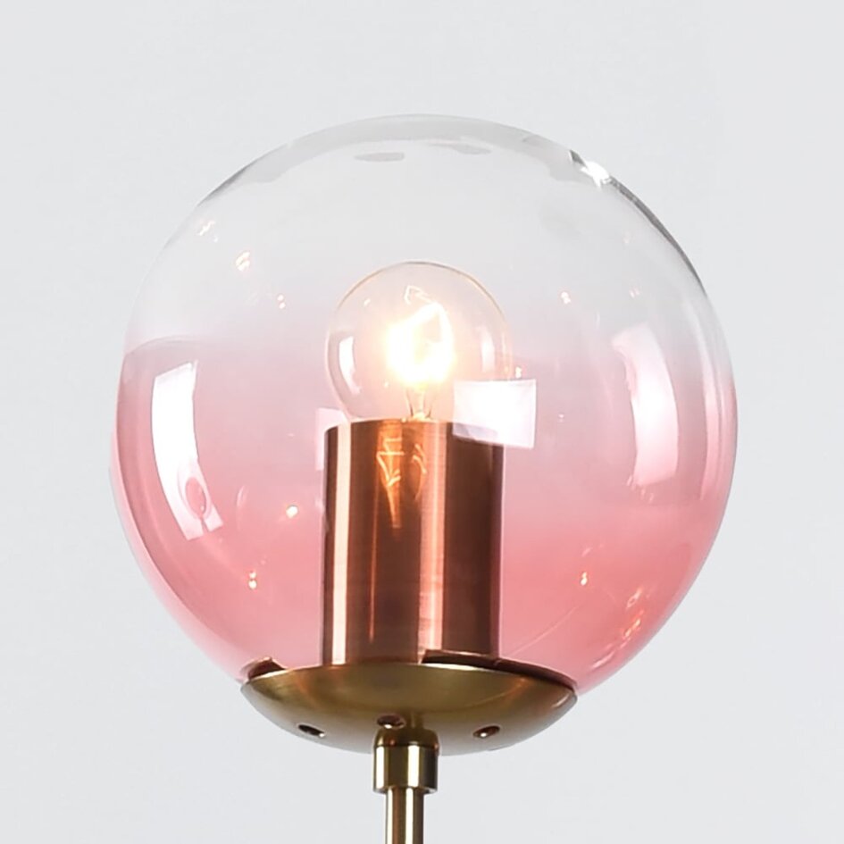 Suspension design avec différentes teintes de verre - Hepta