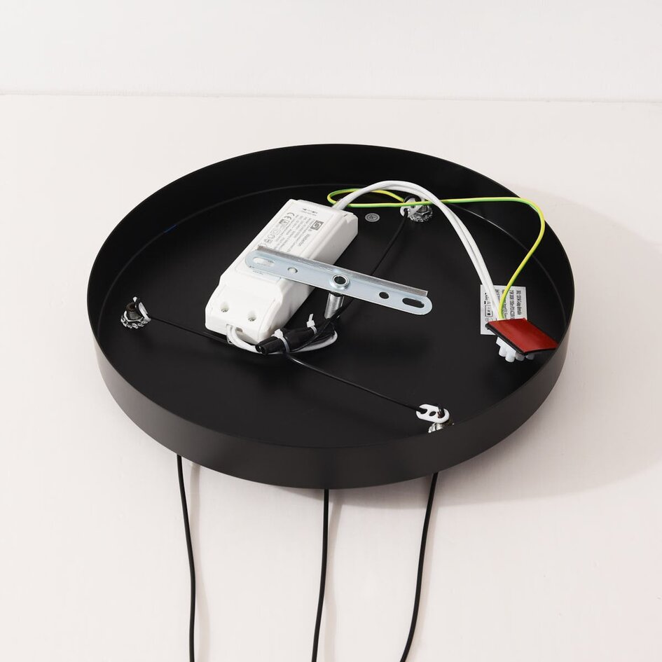 Suspension moderne Drop avec verre ambré et LED intégrée – dimmable à 3 étapes