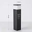 Smart staande buitenlamp met stopcontact en Tuya app Ute – zwart, met diffuser en 2 stopcontacten