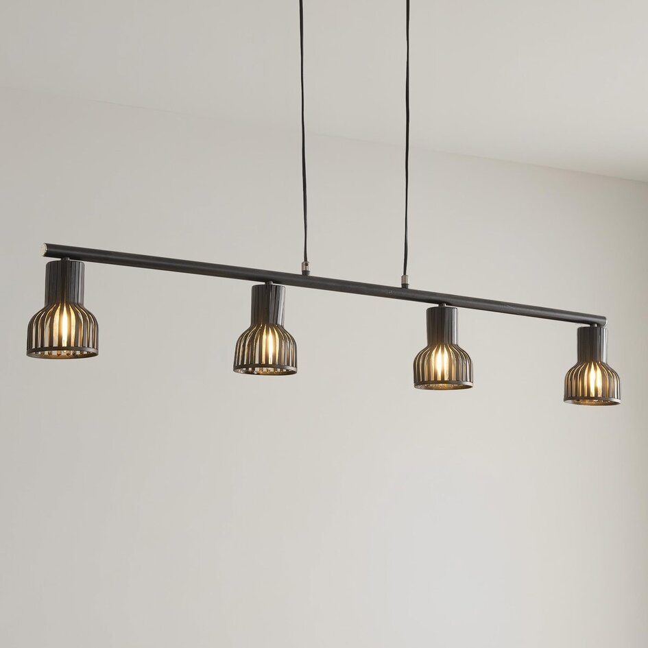 Luminaire suspendu industriel noir - Xavier