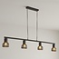 Luminaire suspendu industriel noir - Xavier