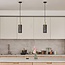 Hanglamp Valce - geperforeerde kap met gouden details, zwart