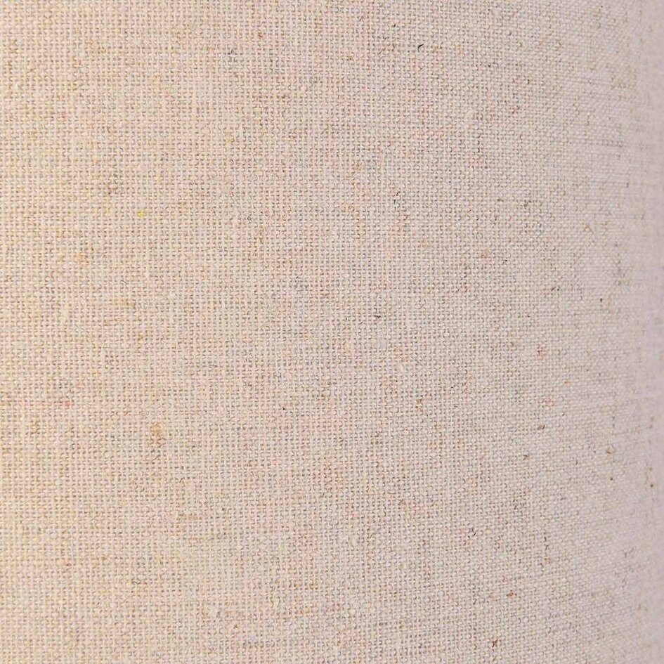 Applique Tova à abat-jour en lin blanc cassé