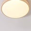 Moderne plafondlamp Arvid met beige steeneffect, 3-staps dimbaar Ø40 cm