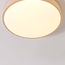 Plafonnier moderne Arvid avec effet pierre beige – dimmable à 3 étapes Ø40 cm