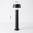 Lampe d'extérieur sur pied Jay noire