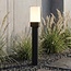 Lampadaire de jardin moderne noir - Baxie