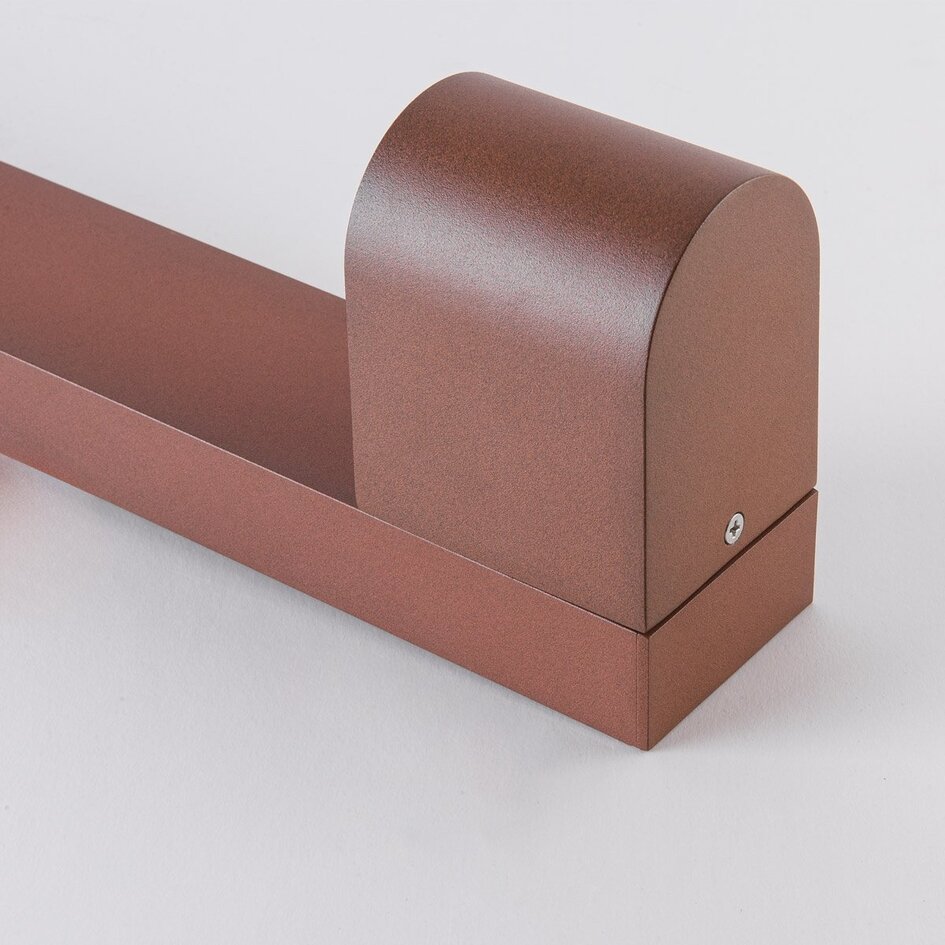 Lampe d'extérieur sur pied rouille, 100 cm - Simone