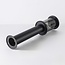 Staande buitenlamp Penn met smoke glas - 60 cm zwart