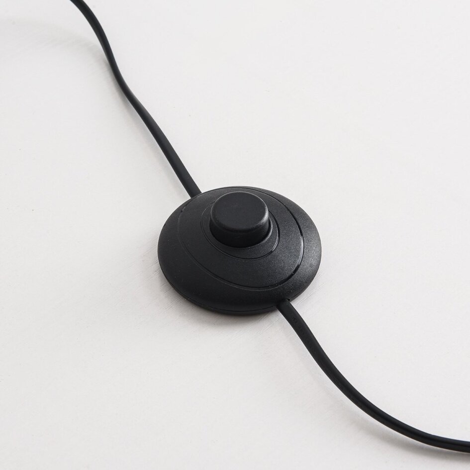 Staande lamp 4-lichts zwart met smoke glas - Pippa