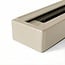 Rail monophasé raccordable de 75 cm sans bloc d’alimentation, embout inclus, beige