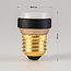 3,5W E27 LED lamp, Ø35mm met zwarte draaibare ring, 3-staps dimbaar, 2700K