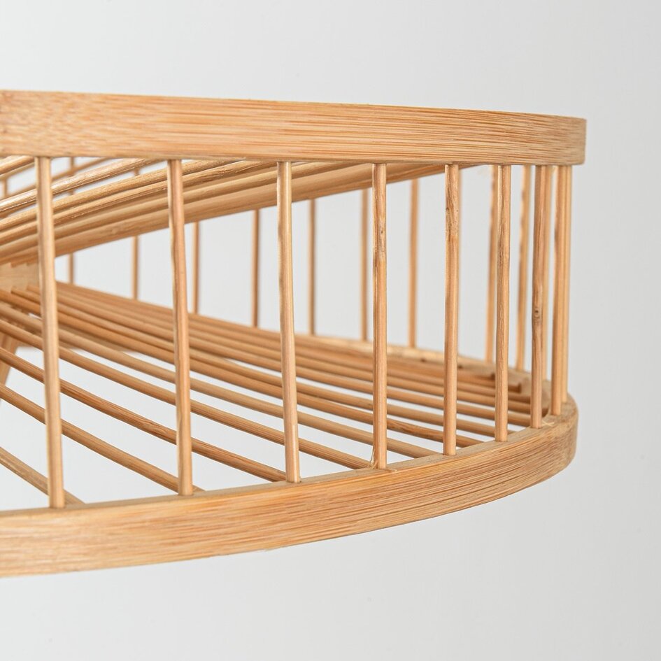 Design hanglamp Solara – bamboe met open en luchtig ontwerp