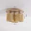 Moderne plafondlamp Canna in beige met geweven touw – 3-lichts