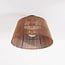 Plafonnier Tami - bronze chaud et abat-jour en bambou
