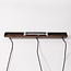 Suspension Veya à 3 lumières - bambou naturel et bronze chaud