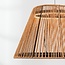 3-staps dimbare hanglamp Selara met gevlochten kap in naturel