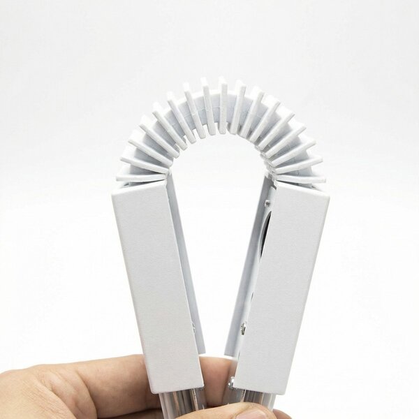 Connecteur flexible pour rail monophasé, blanc