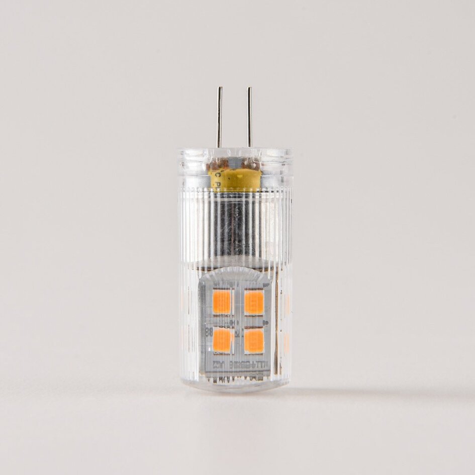 Ampoule LED G4 dimmable, transparente 2 watts (2700K)