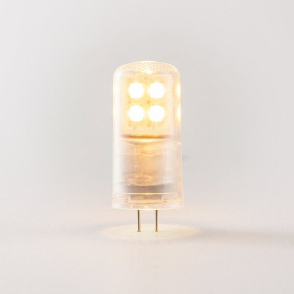 Dimbare G4 LED lamp, mat, 2700K, 2,1W