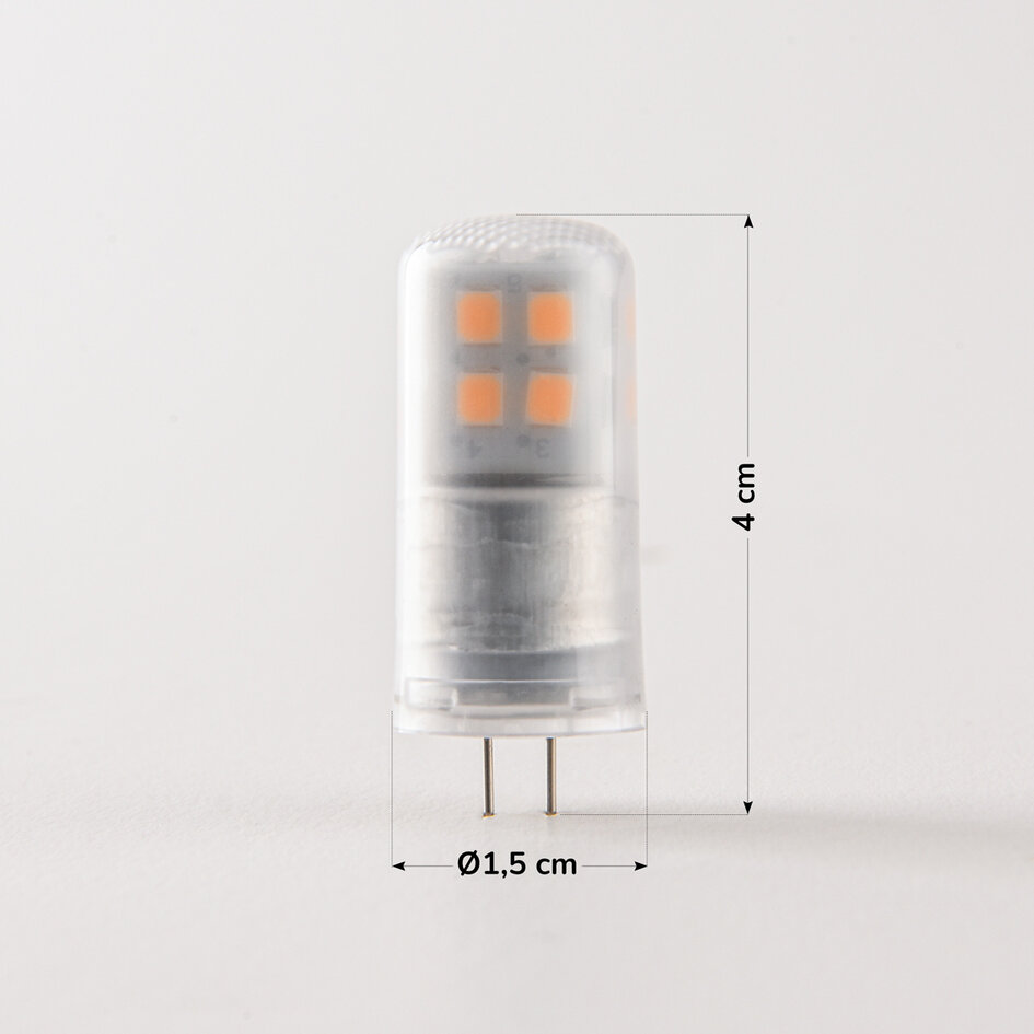 Ampoule LED G4 dimmable, mat, 2700K, 2,1W