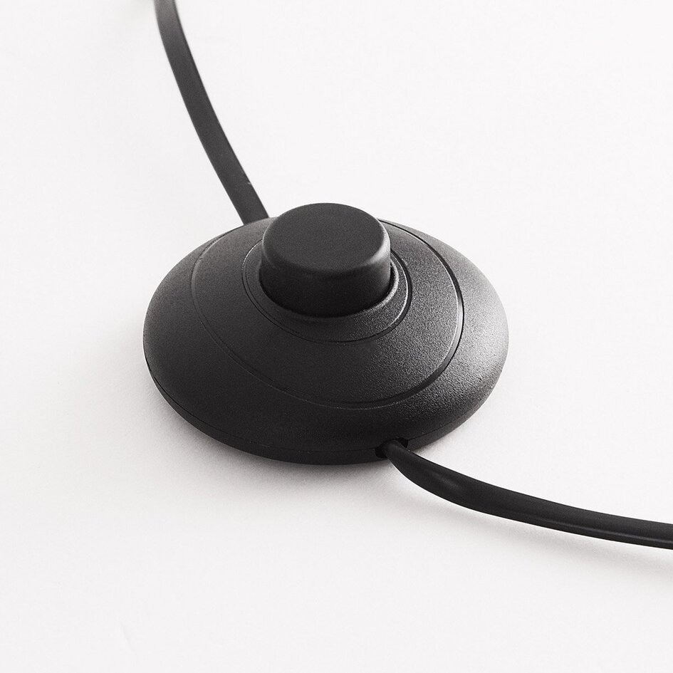 Vloerlamp Duna met bruin ombre-glas, 3-lichts