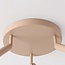 Plafondlamp Dora in beige met drie verstelbare spots