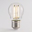 Ampoule filament 2,5/4,5W, 2700 K, verre transparent, Ø45 mm, dimmable