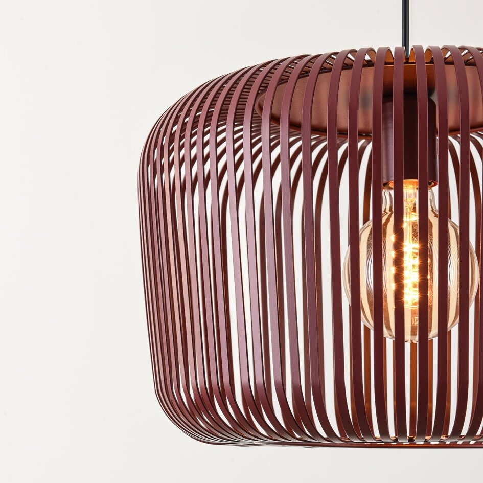 Suspension Viro en métal rouge – Ø38 cm