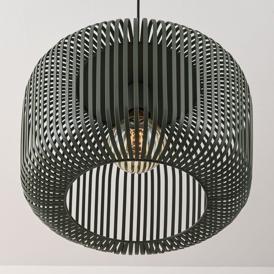 Hanglamp Viro van groen metaal – Ø38 cm