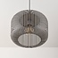 Hanglamp Viro van lichtgrijs metaal – Ø38 cm