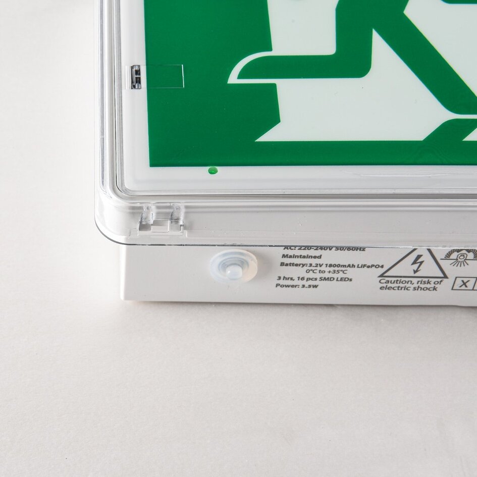 3 watt opbouw noodverlichting met 4 pictogrammen