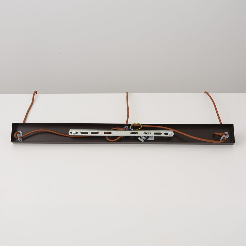 Hanglamp Tona 3-lichts met travertin (natuursteen) en hout