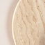 Wandlamp Sira met verstelbare spot van travertin (natuursteen) en hout incl. Philips lichtbron
