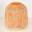 Lampe à poser Aruna en papier raffia - beige
