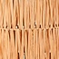 Tafellamp Arena  van raffia papier met beige metalen voet