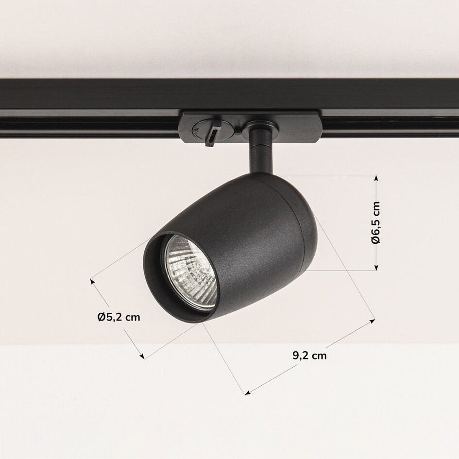Railspot 1-fase Kimi - zwart