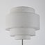 Lampadaire Zhuo avec abat-jour en lin - beige