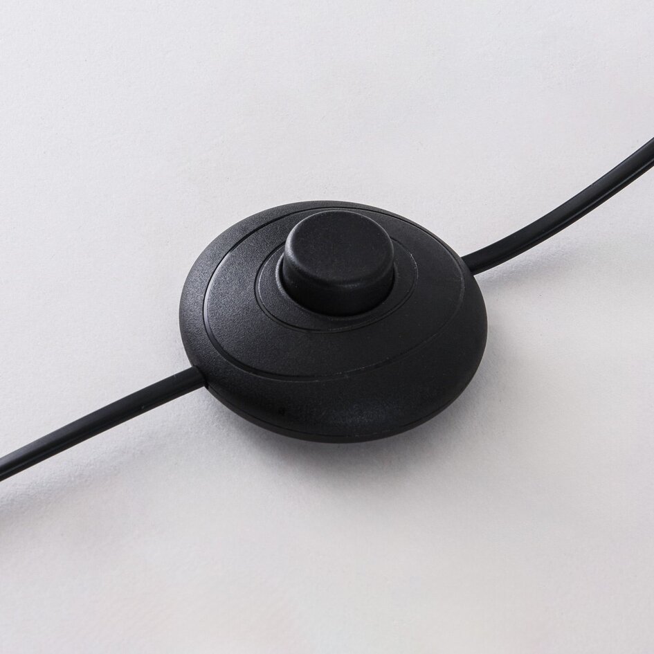 Moderne vloerlamp Zhuo beige met linnen kap