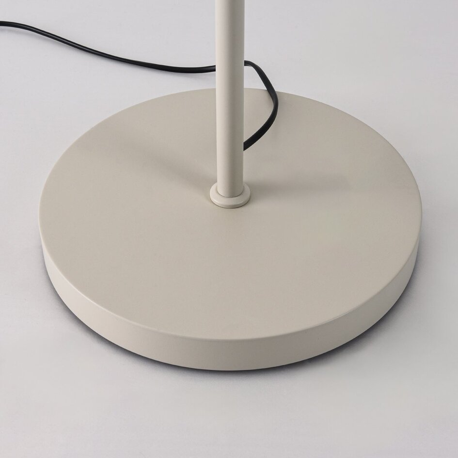 Lampadaire Zhuo avec abat-jour en lin - beige