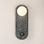 Applique Vero en ciment et verre blanc laiteux, aspect terrazzo gris foncé