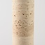 Suspension Oreno - travertin (pierre naturelle) et bois, ampoule incluse