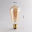 4W filament lamp met verticaal spiraal, 1800K, amber glas, Ø60 - dimbaar